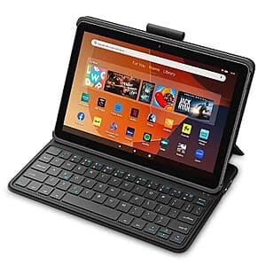 Amazon Keyboard Case for Fire HD 10 2023 Release (Black) $10 + Free Shipping