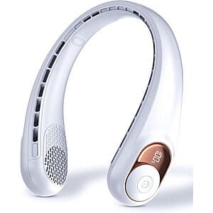 Prime Members: Tunise 4000mAh 3-Speed Rechargeable Neck Fan (2 Styles) $12 + Free Shipping