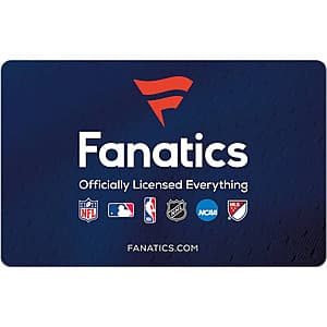 $100 Fanatics eGift Card (Email Delivery) $85