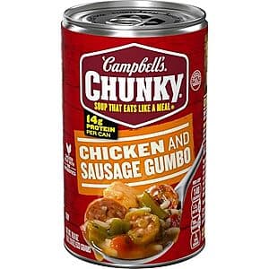 18.8-Oz Campbell's Chunky Soup (Chicken and Sausage Gumbo) $1.40 w/ Subscribe & Save