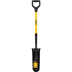 Select Locations: 32" DeWALT Fiberglass D-Handle Drain Spade $10 + Free S&H
