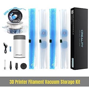 Creality 3D Printer Filament Vacuum Storage Kit $8.80 + Free S&H