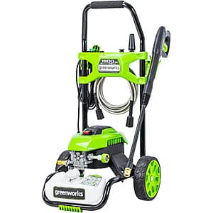 Greenworks Electric Cold Water Pressure Washer, up to 1900 PSI at 1.2GPM $100 + Free S&H