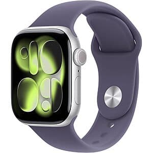 42mm Apple Watch Series 11 GPS w/ Silver Aluminum Case & Purple Fog Sport Band $299 + Free Shipping