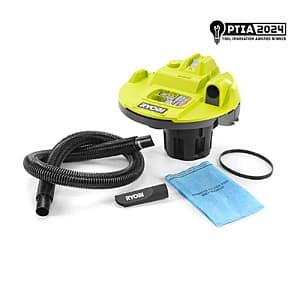 Ryobi ONE+ 18V Cordless 5-Gal Bucket Top Wet/Dry Vacuum (Tool Only) $39.95 + Free S&H
