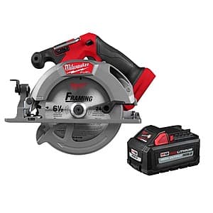 Milwaukee M18 FUEL 18V Brushless 6-1/2" Circular Saw w/ HO 6Ah Battery $199 + Free Shipping