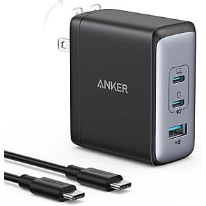 3-Port Anker 736 Nano II 100W USB-C Wall Charger $32 + Free S&H