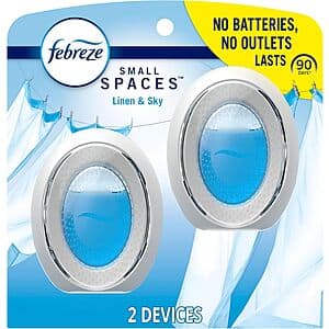 Select Locations: 2-Count Febreze Small Spaces Air Fresheners (2 Scents) $3.20 w/ Subscribe & Save