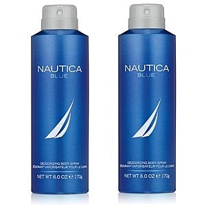 6oz. Men's Nautica Deodorizing Body Spray (Blue or Oceans Scent) From 2 for $8.80 w/ Subscribe & Save