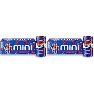 20-Pk 7.5-Oz Pepsi Wild Cherry Soda Mini Cans $5.90 w/ S&S