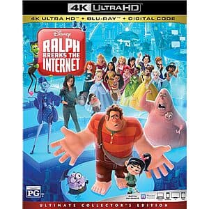 Ralph Breaks the Internet Ultimate Collector's Ed. (4K UHD + Blu-ray + Digital) $7.60