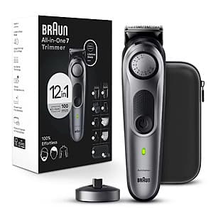 Braun Series 7 AiO7440 Rechargeable 12-in-1 Body, Beard & Hair Trimmer $66 + Free S&H