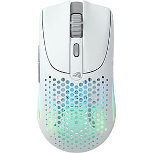 Glorious - Model O 2 Lightweight Wireless Optical Gaming Mouse with BAMF 2.0 Sensor - Matte White $59.99