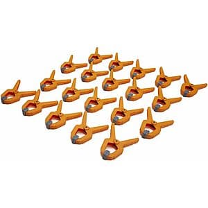 20-Piece BORA Mini Spring Clamp Set $7.20