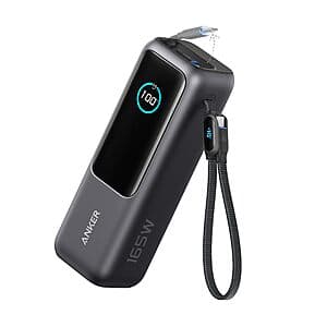 25,000mAh Anker Laptop Power Bank w/ 100W USB-C, up to 165W Max Output $92 + Free Shipping