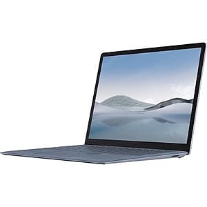 Microsoft Surface Laptop 4 13.5" Touchscreen Intel Core i5-1135G7 8GB RAM 512GB SSD Ice Blue - 11th Gen i5-1135G7 Quad-Core - $599