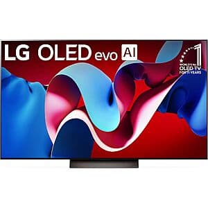 77" LG OLED77C4PUA OLED Evo C4 4K HDR Smart TV $1799 + Free Shipping