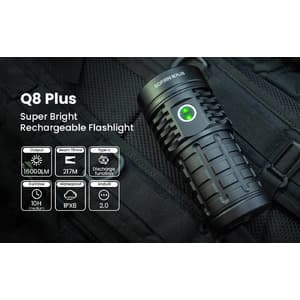 Sofirn Q8 Plus 16000lm USB C Rechargeable XHP50B Flashlight $42.30 + Free Shipping