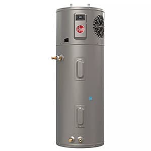 50-Gal RHEEM Hybrid Electric Heat Pump Water Heater + 11% Menards Mail-In Rebate $898 + Free Pickup