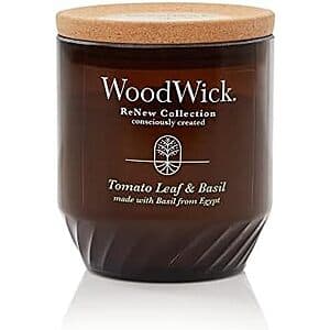 6oz. WoodWick Renew Medium Candle w/ Crackling Wick (Tomato Leaf & Basil) $3.90 w/ Subscribe & Save