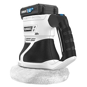 HART 20V Cordless 6" Buffer Kit w/ 20V 1.5Ah Lithium-Ion Battery $36.20 + Free Shipping