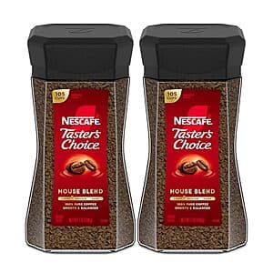 Select Accts: 2-Pk 7-Oz NESCAFÉ Taster's Choice Instant Coffee (Light Med. Roast) $16.15 w/ S&S