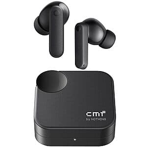 CMF by Nothing Buds 2a Hybrid Active Noise Cancelling Wireless Earbuds (Grey) $20
