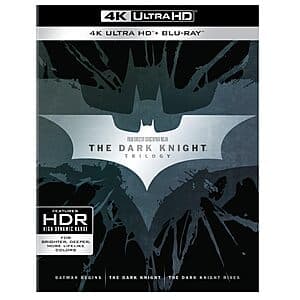 The Dark Knight Trilogy (4K Ultra HD + Blu-ray) $28.50