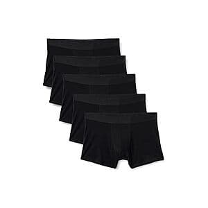 5-Pack Amazon Essentials Men's Cotton Jersey Boxer Shorts (Sizes XS, S, & L) from $8 + Free Shipping w/ Amazon Prime