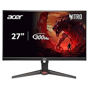 27″ Acer Nitro 2560x1440 WQHD 300Hz IPS Monitor $200 + Free Shipping