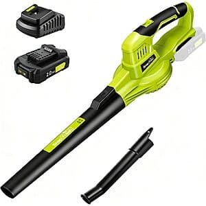 SnapFresh 20V Cordless 140 CFM Leaf Blower w/ 2.0Ah Battery & Fast Charger $22.50 + Free S&H