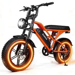 16" Eskute V100 1500W 48V 13Ah Fat Tire Electric Bike (up to 28mph / 60 Miles) $369.25 + Free S&H
