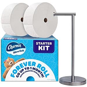 Charmin Toilet Paper Ultra Soft Forever Roll Starter Kit $20