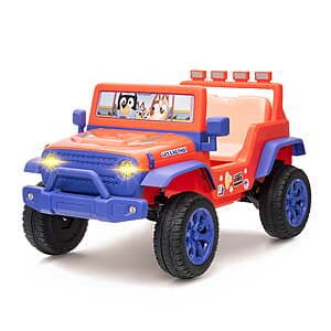 Bluey 12V Kids' Electric Ride-On Jeep Car w/ Forward/Reverse Drive & Headlights $96.10 + Free S&H