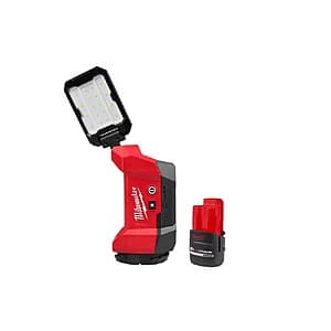 Milwaukee M12 Multi-Directional Rover Flood Light w/ 2.5Ah Battery $99 + Free S&H
