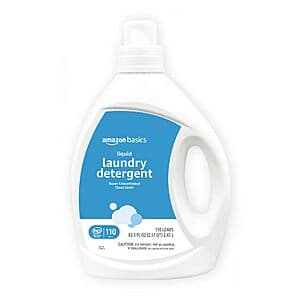 82.5-oz Amazon Basics Concentrated Liquid Laundry Detergent (Various) from $5.65 w/ Subscribe & Save