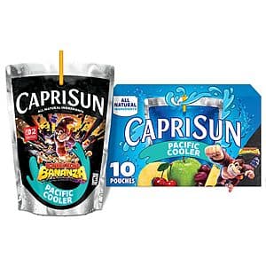 10-Pack 6-Oz Capri Sun Ready-to-Drink Juice (Pacific Cooler) $1.85 w/ Subscribe & Save