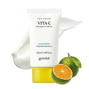 50-ml Goodal Green Tangerine Vita-C Dark Spot UV Defense Sunscreen $13.80