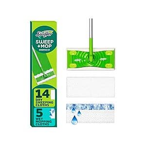 2-Pk Swiffer Sweeper 2-in-1 Sweeping and Mopping Starter Kits $16 + Free S&H w/ Prime