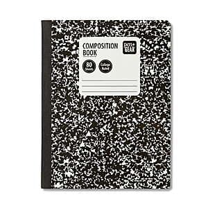 80-Sheet Pen+Gear College Ruled Composition Book (Marble, 7.5" x 9.75") $0.40 + Free Pickup