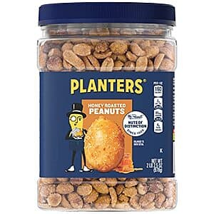 6pk 34.5oz PLANTERS Honey Roasted Peanuts $20.30 w/ S&S