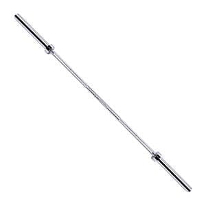 Signature Fitness Olympic Barbell Weight Bars: 4' Curl $10, 6' Straight $13