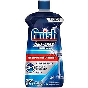 23-Oz Finish Jet-Dry 3-in-1 Dishwasher Rinse Aid $4.25 w/ Subscribe & Save
