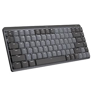Logitech MX Mechanical Mini Bluetooth Wireless Keyboard (Tactile Quiet Switches) $90 + Free S/H for Prime Members