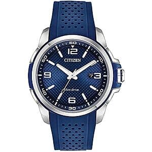 44mm Citizen Men's Eco-Drive Stainless Steel Weekender Watch (Blue) $154.60 + Free S&H