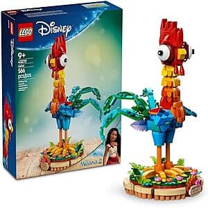 566-Pc LEGO Disney: Moana 2 Heihei Building Toy $25.50