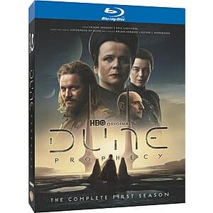 Blu-ray case for Dune: Prophecy: The Complete First Season with cover artwork.