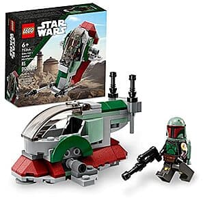 85-Piece LEGO Star Wars Boba Fett's Starship Microfighter Building Toy $5.60