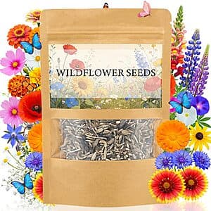 10,000-Ct LUOJIBIE Wildflower Seeds Mix w/ 16 Varieties (2-Oz) $5