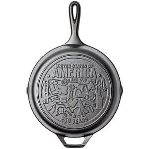 Lodge 10.25" America's 250th Anniversary USA Icons Seasoned Cast Iron Skillet $23.95